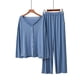 thumbnail image 4 of Fdfklak Women 2 Pieces Home Suit 2024 New Spring Autumn Long Sleeve Pajama Sets Loose Soft Cardigan Sleepwear Loungewear, 4 of 4