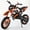 Orange, variant on FONA 49cc 2-Stroke Dirt Bike for Kids 8-12, 25mph Mini Motorcycle with Dual Disc Brakes, Multi Terrain Tires, Suspension & Soft Seat Black