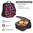 thumbnail image 5 of Disketp Colorful Hearts Large Capacity Backpack Lunch Bag Pencil Case Combination 3 Piece Set for Student, 5 of 7