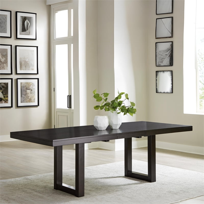 Signature Design by Ashley Neymorton Dark Grayish Brown Dining Extension Table