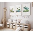 thumbnail image 3 of Nursery Wall Art Decor Dinosaur poster Prints Baby Boy Nursery Wall Decor Green Dino Pictures Toddler Kids Poster Cartoon Car Painting Boys Room Artwork for Bedroom Bathroom Inch Ready to Hang, 3 of 6