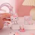thumbnail image 3 of Sanrios Kawaii Hello Kitty funda protectora para Cable de datos, cargador de teléfono móvil de dibujos animados, cuerda de bobinado, decoración estética, 3 of 4