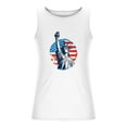 thumbnail image 3 of UVEASISHA Mens Patriotic Tank Tops,Mens USA Flag Stars and Stripes 4th of July Tank Tops Retro Muscle 1776 Sleeveless Shirt American Flag Tank Tops for Men 2024 White, 3 of 3