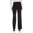 thumbnail image 4 of Calvin Klein Straight-Leg Classic Business Casual Pants for Women, 6, Black, 4 of 8