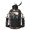 Fireman and Helicopter Black Pattern, variant on Fireman and Helicopter Black Pattern 74oz Half Gallon Water Bottle with Sleeve, Gym Hydration Bottle with Strap & Storage Pocket, SBR Protective Sleeve Gifts for Birthday Christmas Thanksgiving