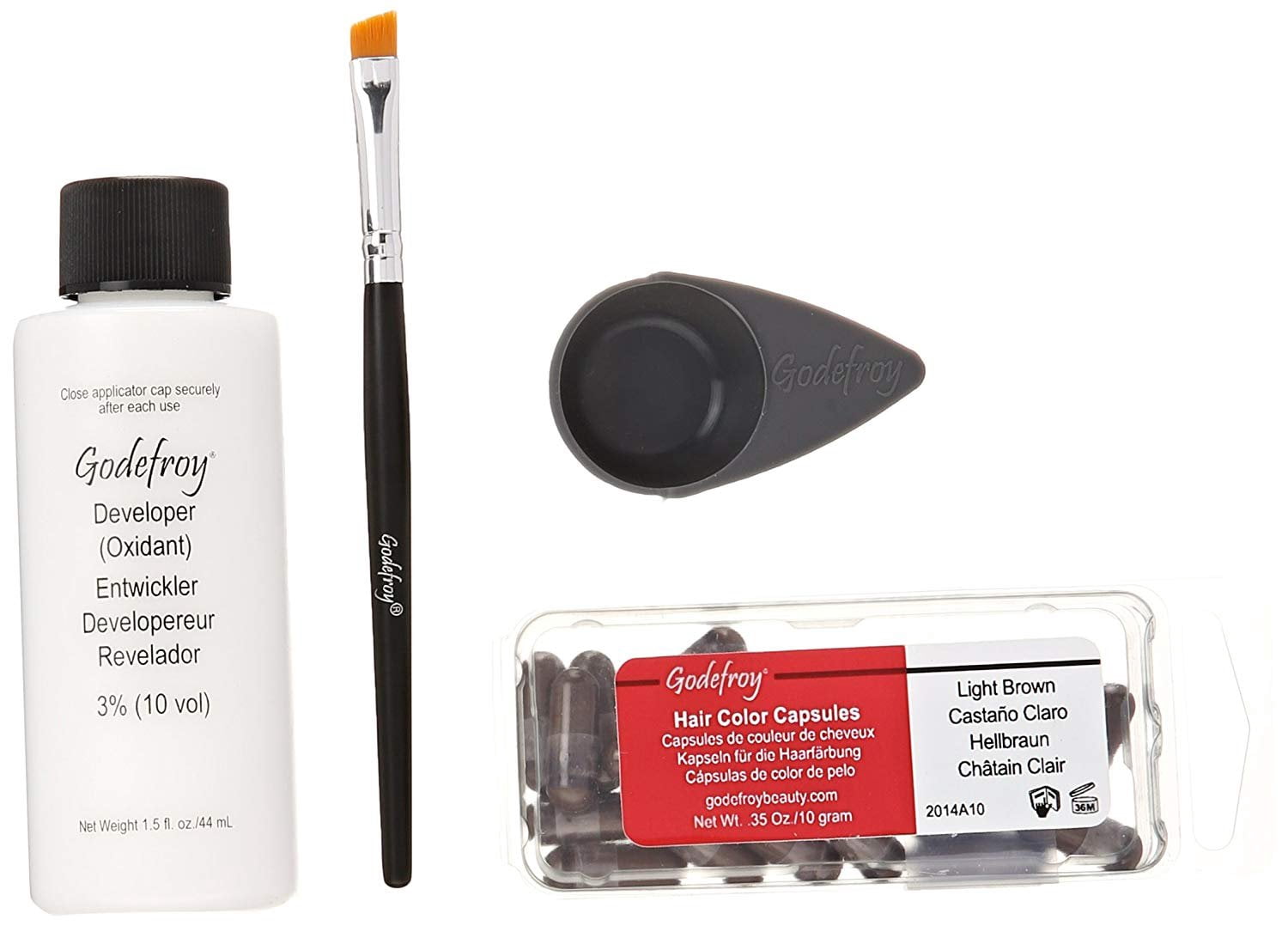 Godefroy Professional Tint Kit, Light Brown, 20 Count