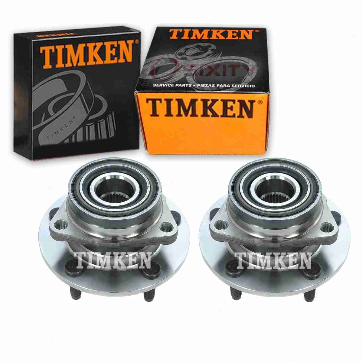 Timken HA590245 Front Wheel Bearing And Hub Assembly - Universal Fit Replacement
