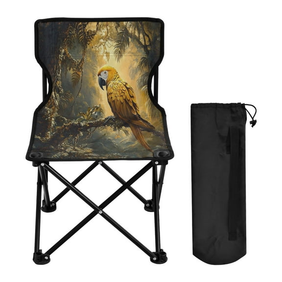 YAZAOO Camping Chairs Modern Jungle Jewel Pattern Folding chair