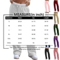 thumbnail image 3 of Women's Wide Leg Sweatpants Drawstring Elastic Waist Loose Fit Solid Color Casual Straight Leg Lounge Pants with Pockets, 3 of 5