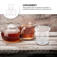 thumbnail image 3 of Glass Teapot 6 Pcs Strainer for Loose Leaf Infuser Insert Kettle Coffe Filter Brewer, 3 of 6