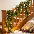 thumbnail image 4 of Artificial Autumn Maple Leaf Vine, Thanksgiving Garland for Door Mantel Wall Staircase and Table, Realistic Fall Harvest Home Decor and Seasonal Party Display Accent, 67in, E, 4 of 5