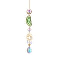 thumbnail image 6 of Crystal Pendant Star Moon Suncatcher Pendant Garden Yard Decorations, 6 of 14