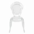 thumbnail image 2 of Plata Import Princess Clear Plastic Chair, 2 of 2