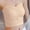 Beige, variant on Women's Strapless Push Up Bra Slip Design For Large Bust Minimizes Appearance Slipping Sweetheart Neckline" Sports Bras for Women Beige