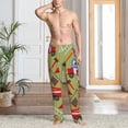 thumbnail image 6 of Lsque Cartoon Fire Truck Print Men's Pajama Pants, Lounge Pant - Comfortable Home Wear,Elastic Waistband, Stylish Design-XX-Large, 6 of 9