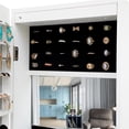 thumbnail image 6 of Standing Jewelry Cabinet, Fashion Simple Jewelry Storage Mirror Cabinet with LED Lights, Full Screen Mirror Makeup Lockable Armoire, Jewelry Organizer, for Living Room or Bedroom, White, 6 of 7