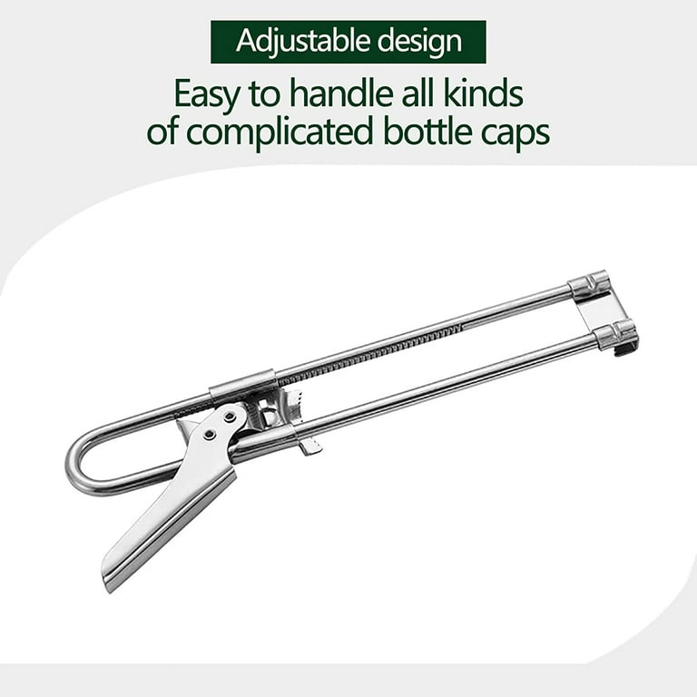 Multifunctional Retractable Bottle Opener Adjustable Can Opener