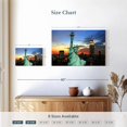thumbnail image 3 of Elephant Stock Statue Of Liberty And Skyline Wall Art - Horizontal Canvas Wall Art - Living Room Wall Decor - Places Canvas - Black And Blue Decor - 12" x 8", 3 of 4