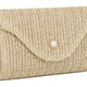 thumbnail image 2 of Bolso Tejido Paja para Mujer Hobo Elegante Con Correa Cadena Playa Verano (Beige), 2 of 6