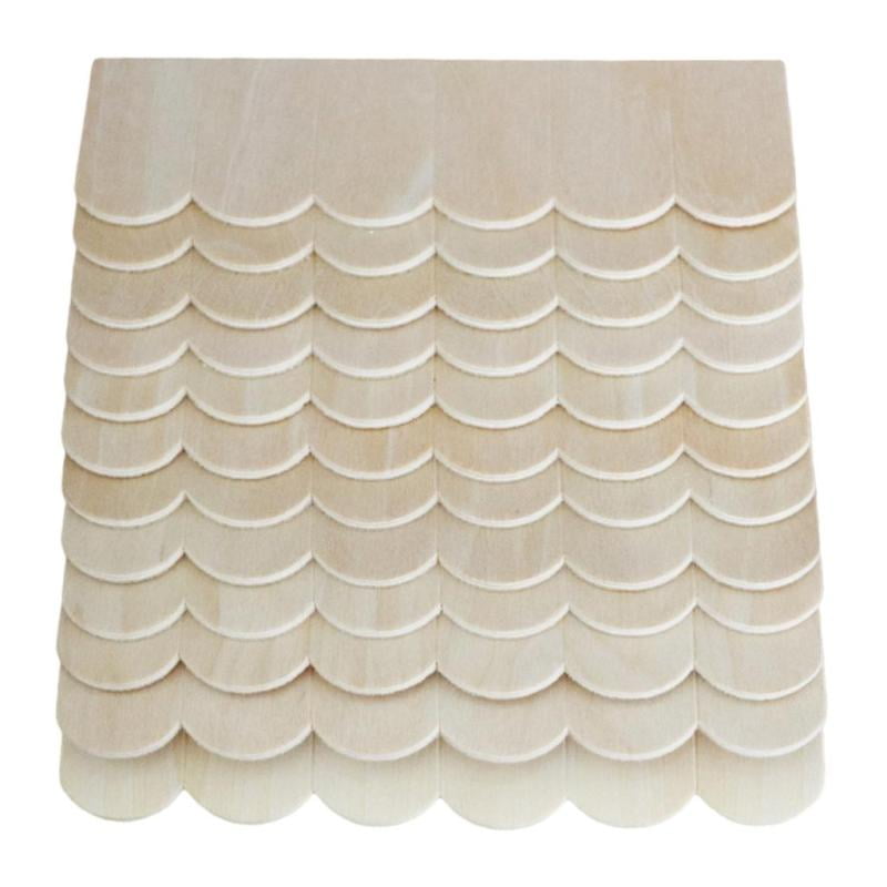 Dollhouse Ceiling Wooden Tiles, 1/12 Dollhouse DIY Making Accessories