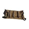 thumbnail image 4 of Bolsa de herramientas enrollable para bolso con 5 compartimentos con cremallera, impermeable, para el hogar Caqui, 4 of 9