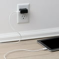 thumbnail image 4 of onn USB-C to USB-A Charging Cable, 6 ft, USB-IF Certified, for iPhone 15/16/17 and Galaxy Devices, White, 4 of 8