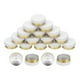 thumbnail image 1 of Uxcell Tapas de Flip Off de 13 mm 100PCS Sellos Sin Bisel Tapas de Flip Off para Frascos de Vidrio Botellas Liofilizadas, Blanco/Dorado Verde, 1 of 6