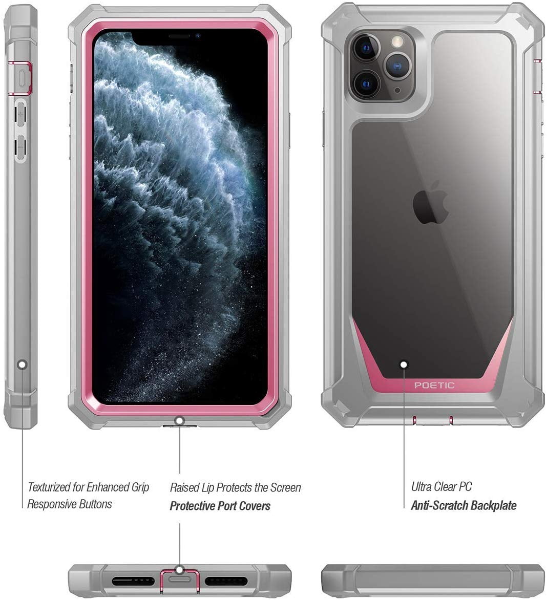 Poetic Guardian Series Case For IPhone 11 Pro Max / XR / Xs Max - Shockproof With Built-in Screen Protector