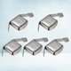 thumbnail image 2 of 5 piezas de imán multiusos para máquina de coser, imán de costura profesional, calibre magnético fuerte para bricolaje, hoja de tela guía, herramienta de puntada paralela universal D, 2 of 3