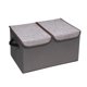 thumbnail image 2 of Ofertas Relámpago, Caja de almacenamiento Caja de almacenamiento plegable de tela con doble tapa y efecto de sellado que permite clasificar y almacenar bien la ropa Desmontable Akmoler, 2 of 9
