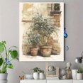 thumbnail image 4 of UXIEQU Mediterranean Potted Olive Trees Canvas Wall Art Print 15.75x11.81 Inches, 4 of 8