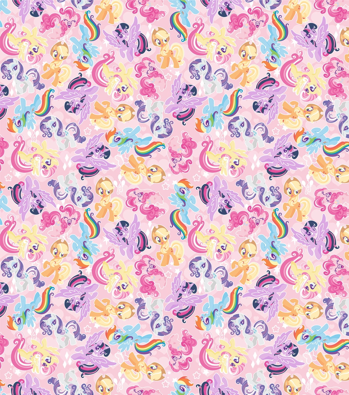 Springs Creative 18" x 21" Cotton Hasbro My Little Pony Friends Precut Sewing & Craft Fabric, Multi-color
