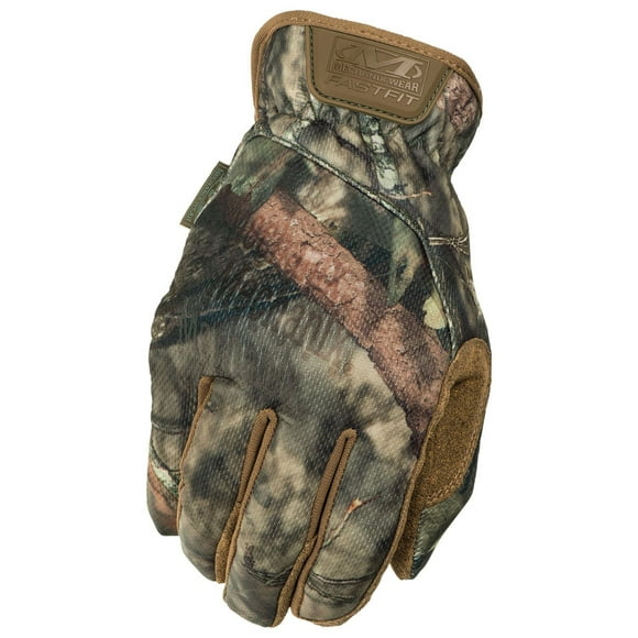 Mechanix Wear FastFit® Mossy Oak Break-Up Country Work Gloves (X-Large, Camouflage), Elastic Cuff