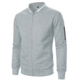 thumbnail image 3 of Yokua Men's coat Casual Fit Baseball Letterman coat Boys Bomber coat, 3 of 12