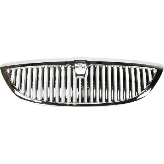 Replacement Chrome Grille Assembly for 2003-2011 Lincoln Town Car, Plastic, Sold Individually