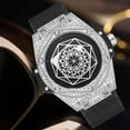 thumbnail image 3 of Style Light Luxury Fashion Rhinestone Watch For Daily Wear, Party Versatile - Elegant Timepiece for Him, 3 of 8