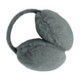 thumbnail image 2 of dianhelloya Soft Warm Plush Knit Earmuff for Outdoor Grey, 2 of 7