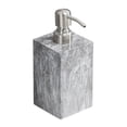 thumbnail image 1 of Botella dispensadora de loción de 500 ml, rellenable, duradera, a prueba de fugas, vacía. textura de borde gris, 1 of 9