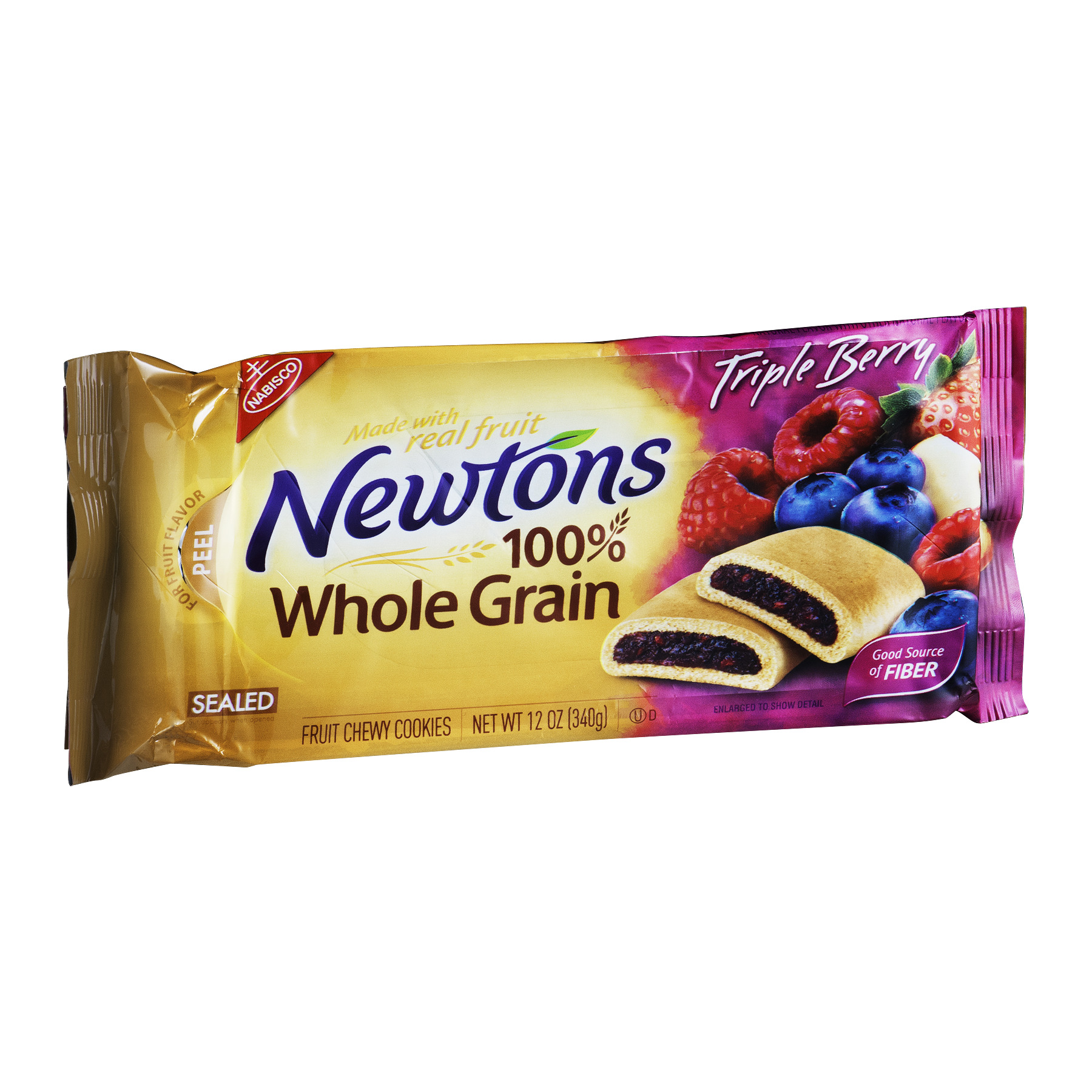Nabisco Newtons Whole Triple Berry Chewy Cookies, 12 Oz. - image 2 of 6