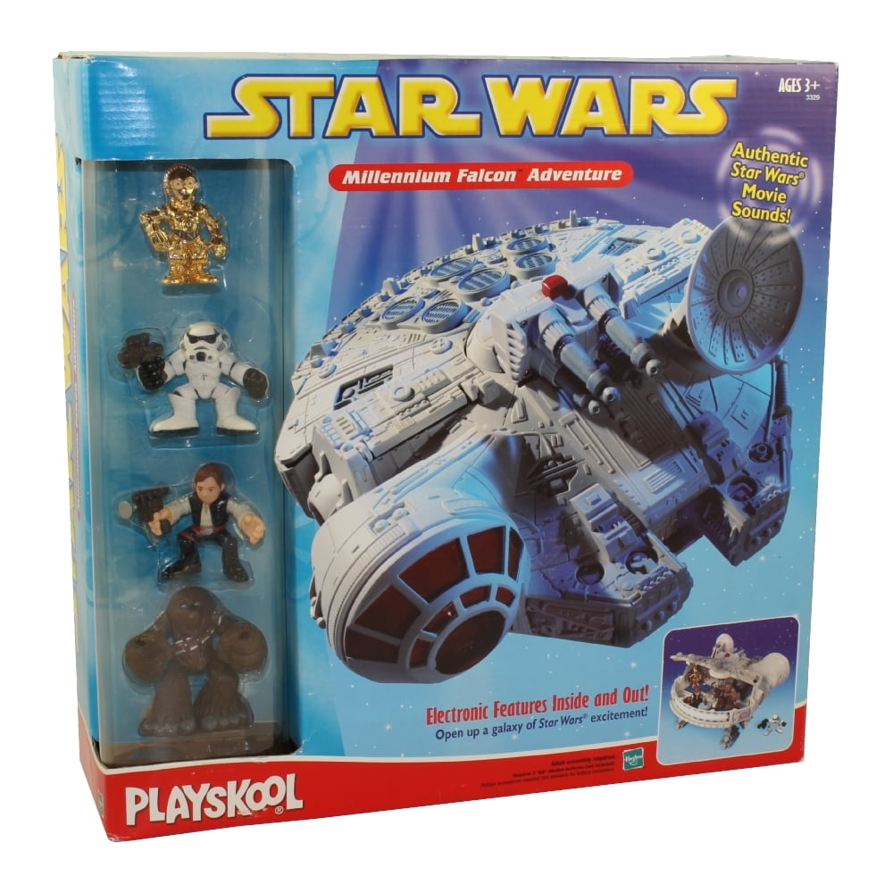 Star Wars - Playskool Figure Set - MILLENNIUM FALCON ADVENTURE (4 Figures Included) - Walmart