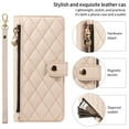 thumbnail image 6 of For Samsung Galaxy S20 Wallet Case with Zipper Card Slots,RFID Blocking Large Capacity Elegant PU Leather Magnetic Flip Case Crossbody Strap+Hand Lanyard for Travel / Daily Carrying,Rosegold, 6 of 13