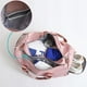thumbnail image 4 of Bolsa de gimnasio deportiva Compartimento para zapatos Bolsa de separación impermeable para ropa seca y húmeda (negro), 4 of 5