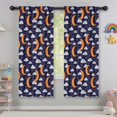 thumbnail image 5 of Blackout Kids Curtains,Dark Blue Moon Cloud Star Pattern Childrens Insulated Curtains Set Of 2,Bedroom Essentials,Toddler Room Decor 42x63in(106x160cm), 5 of 5