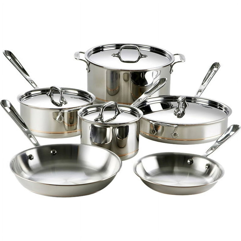 All-Clad 600822 SS Copper Core 5-Ply Bonded Dishwasher Safe