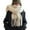 Warm White, variant on Naierhg Winter Scarf Women Winter Scarf Thickened Wide Long Tassel Solid Color Cozy Windproof Cold Resistant Soft Lady Decorative Scarf Neck Wrap Warm White