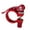 Red, variant on Travelwant Bike Seat Post Clamp 28.6/31.8/34.9mm Seat Tube Clip Bicycle Quick Release Seatpost for Mountain Tube Bike Cycling Tool