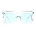 thumbnail image 3 of Girls Child Size Pop Color Thick Horn Rim Sunglasses Blue, 3 of 4