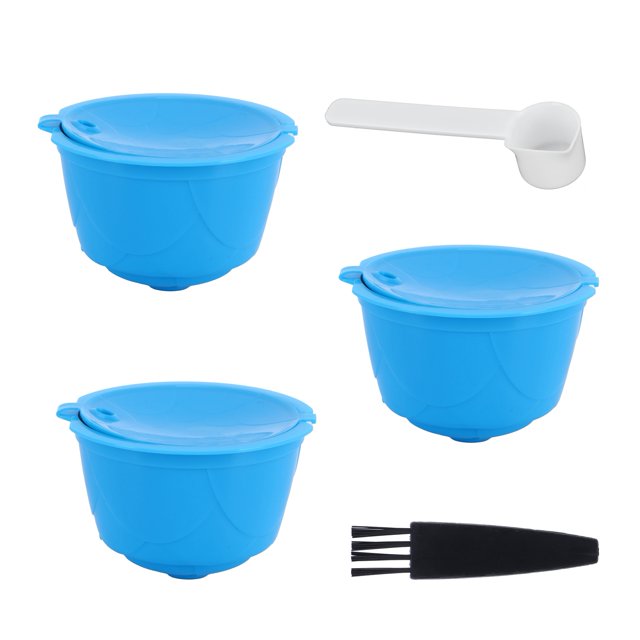 Coffee Capsule Filter Cup Kit Stainless Steel Capsule Coffee Supply for Home Office