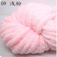 thumbnail image 1 of Nvzi Hilo de chenilla súper suave y cálido de 250 g para manta de punto, hilo de lana grueso para hacer tú mismo, perfecto para cualquier tejido y crochet, rosa claro, 1 of 4