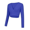 thumbnail image 6 of Endives Women's Short Sleeve T-shirt Deep V T Shirt Pure Seductive Style Casual Womens Top, 6 of 8